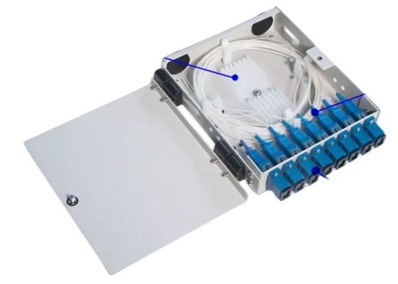 Mini Duvar Montaj Kutusu Kapaklı FTTD / FTTH Optik Sonlandırma Kutusu DSL