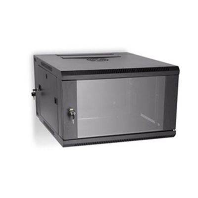 Kasa Sunucu Rafı Duvara Monte Raf Kabini 1.2mm 6U Cam Kapı
