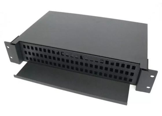 2U 48 Bağlantı Noktalı Fiber Optik Bağlantı Paneli Işık Fc Tek Yönlü Sürgülü ODF