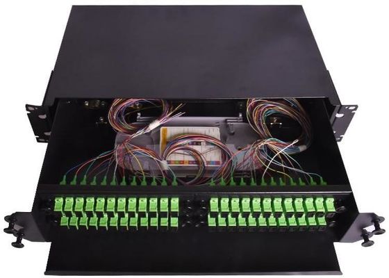 Fc Rafa Monte Fiber Optik Yama Paneli ODF 19 İnç 48 Ağız Çekme Tipi