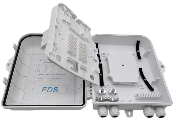 Beyaz Fiber Optik Bölücü Kutusu LC 1x16 PLC Bölücü Duvar Montajı