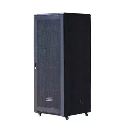 47U Sunucu Raf Dolabı SPCC Cam Kapılı Montaj Rafı 600 * 600 * 2200MM