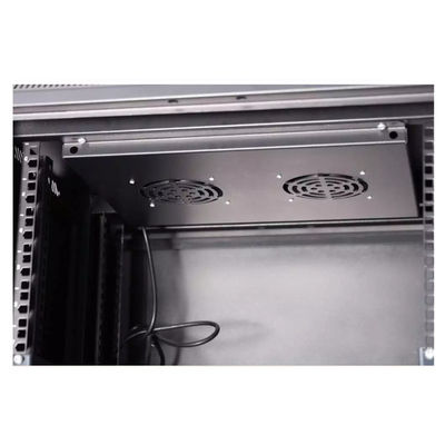 47U Sunucu Raf Dolabı SPCC Cam Kapılı Montaj Rafı 600 * 600 * 2200MM