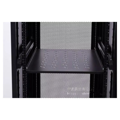 47U Sunucu Raf Dolabı SPCC Cam Kapılı Montaj Rafı 600 * 600 * 2200MM