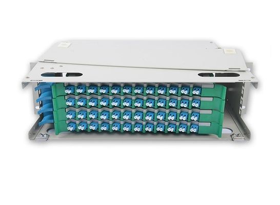 ODF Optik Dağıtım Birimi Singlemode 48 Port Fiber Optik Patch Panel LC