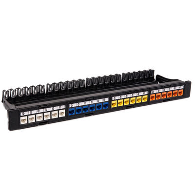CAT5 CAT6 Ağ Bağlantı Paneli UTP Boş Boş RJ45 24 Bağlantı Noktalı Bağlantı Paneli