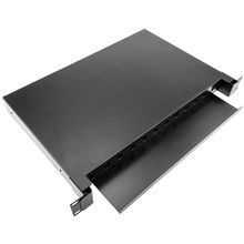 48 Çekirdekli 430x200x46mm Siyah Fiber Optik Yama Paneli