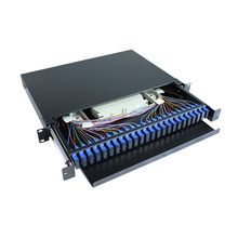 Ağ Bağlantısı için LC Dubleks Fiber Optik Bağlantı Paneli Siyah Renk