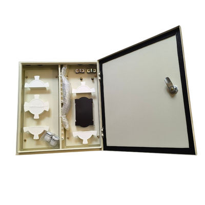 48 Bağlantı Noktalı Duvara Montaj Paneli IP68 Koruması 144 Fiber Maksimum Kapasite Siyah Renk