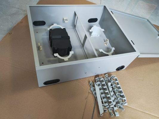 LC/DX Tek Kapılı Duvar Montajı Fiber Optic Enclosure APC/UPC Gri ODF 72Port 144Core