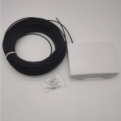 6Cores LC/APC önceden bağlantılı optik dağıtım kutusu 6Fibers Wall Outlet PTO Box