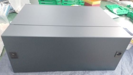4U 19" Rack Tipi Fiber Optik Yama Paneli ODF FOBOT 4U 384 Çekirdek MPO LC SM OM3 OM4 Adaptör paneli Şasi