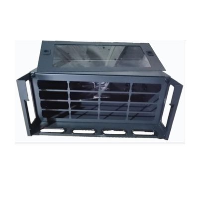 4U 19" Rack Tipi Fiber Optik Yama Paneli ODF FOBOT 4U 384 Çekirdek MPO LC SM OM3 OM4 Adaptör paneli Şasi